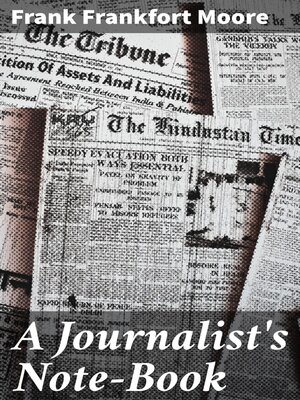 cover image of A Journalist's Note-Book